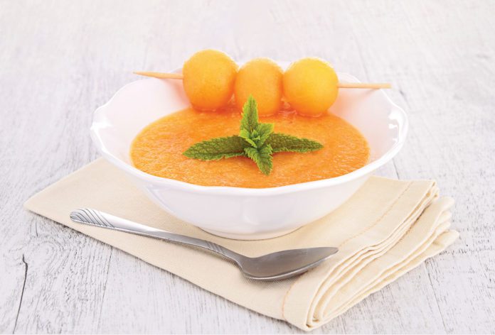 cold soup melon
