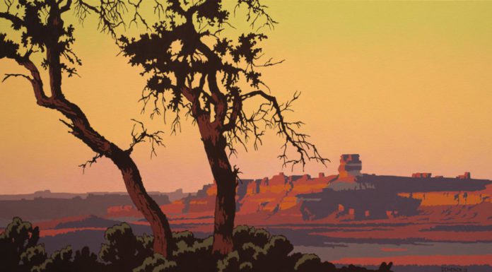 Pop Art Pioneer Billy Schenck at Modern West and Southern Utah Museum of Art "A Land Less Traveled" by Billy Schenck (Courtesy Modern West)